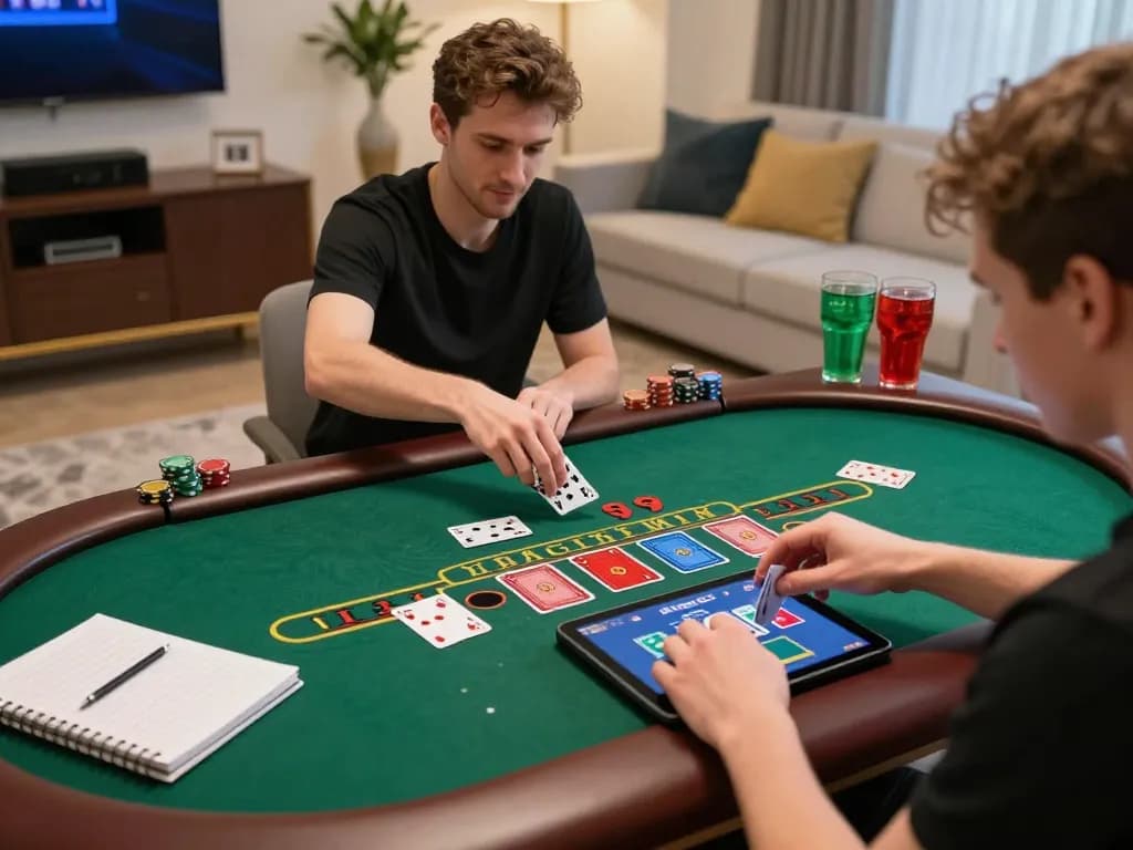Experience the thrilling gameplay of fun79 top blackjack with a player focused on winning strategies.