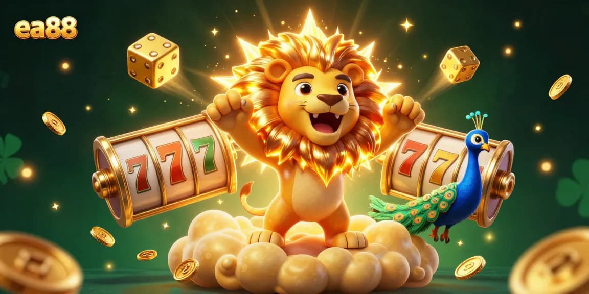 Engage with ea88 for thrilling slot adventures featuring fun characters and casino elements.