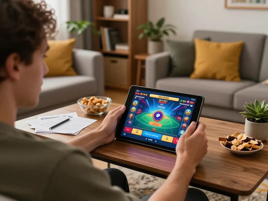 Engaging online game session on 22ff with vibrant interface and personalized strategy notes visible.