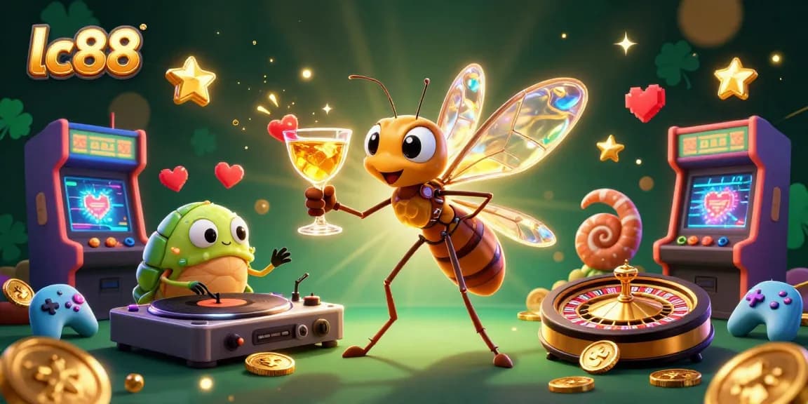 Play and win big at lc88 with a vibrant casino scene featuring engaging characters and games