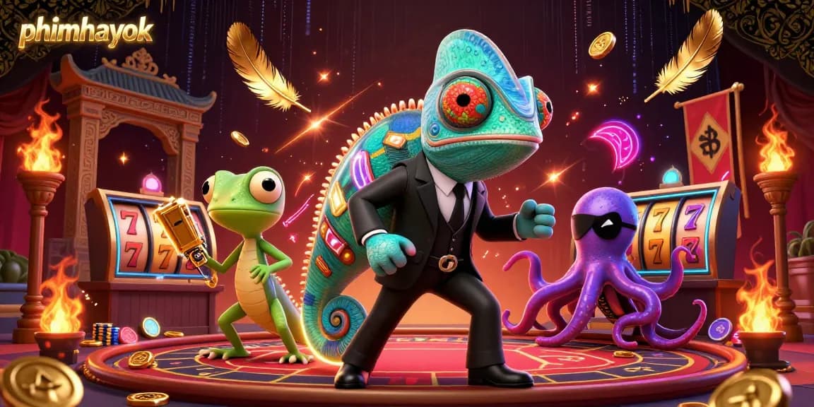 Join the action in phimhayok's casino with vibrant characters and dynamic gambling elements.