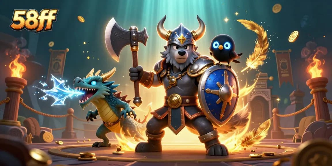 Engage with exciting 58ff slots gameplay in a vibrant 3D casino adventure.