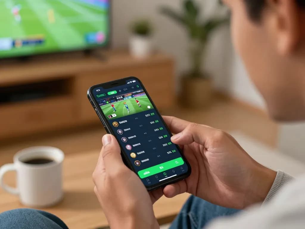Engaging in live sports betting on 789BET mobile app with excitement and strategic insights