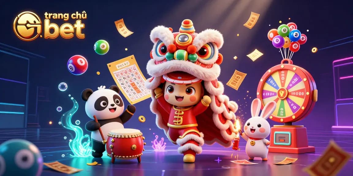 Enjoy thrilling gameplay at trang chủ nbet with lively characters celebrating and lottery excitement in a vibrant, animated scene.