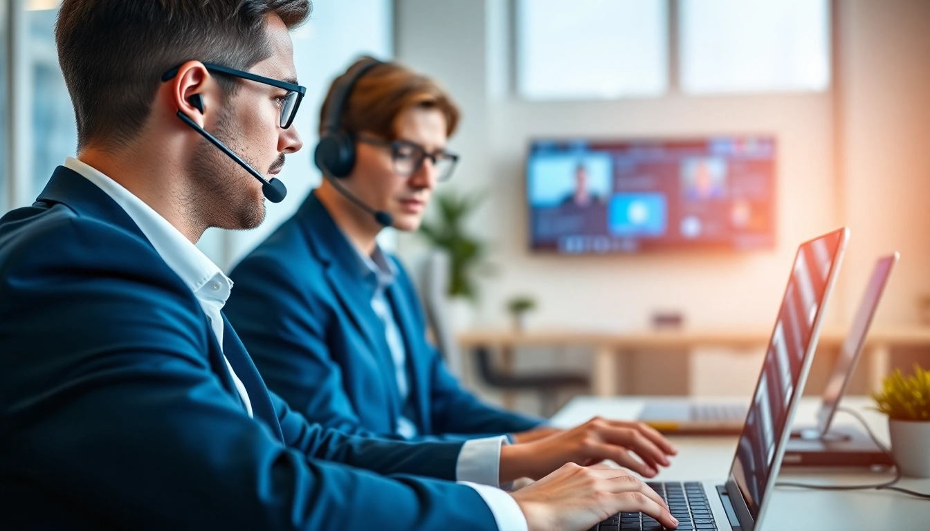 Optimize remote call control features with an advanced laptop and headset in a professional office setup.