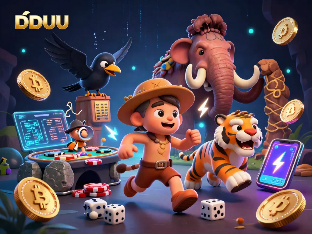 Experience the thrill of DDUU with a caveman casino adventure featuring exciting game elements.