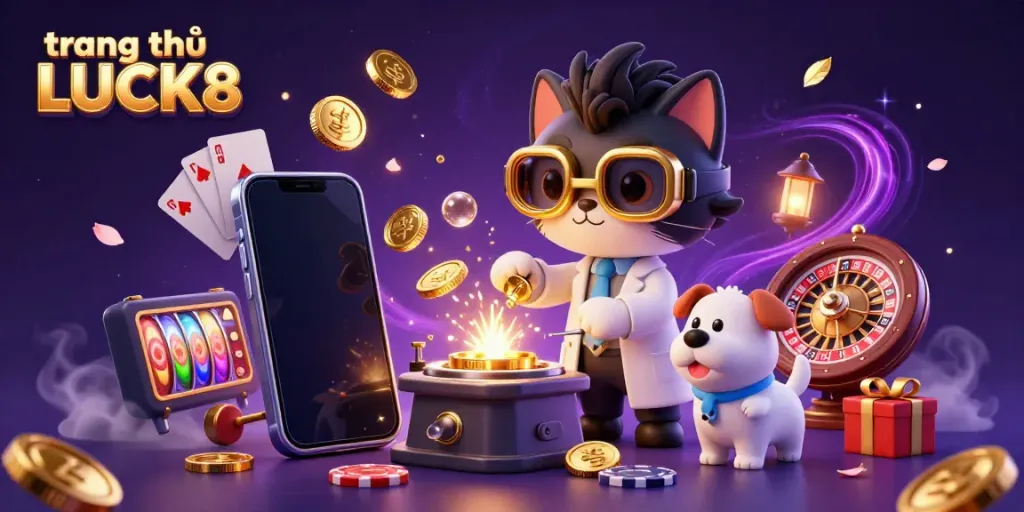 Experience the excitement at trang chủ LUCK8 with vibrant slot games featuring dynamic characters and rich visuals.