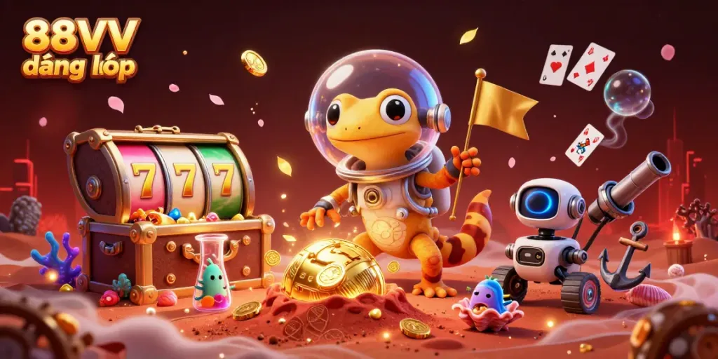 Experience the excitement at 88VV đăng nhập with dazzling slot reels and sci-fi elements