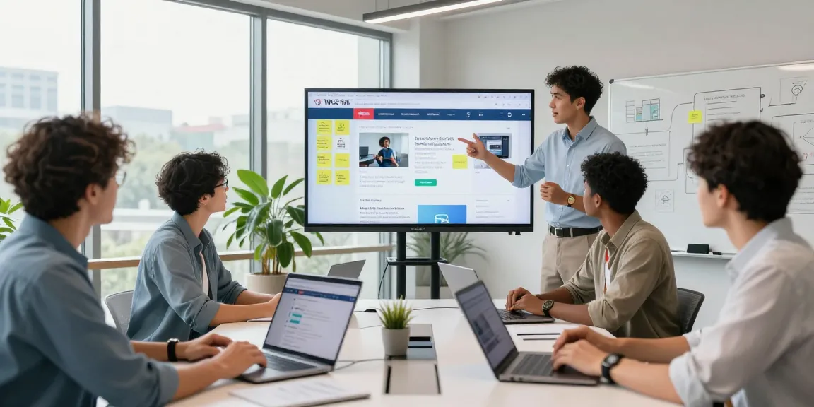 Diverse professionals collaborating in an innovative workspace, showcasing the WPS Official Website interface.