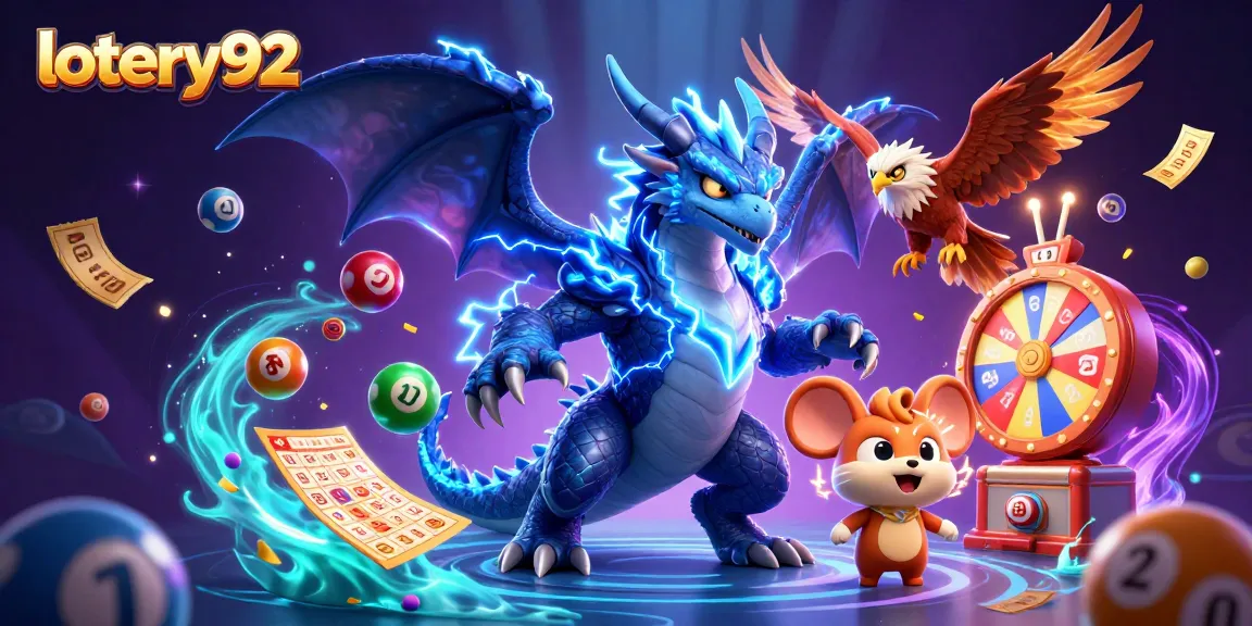 Engage with lotery92 in a vibrant lottery adventure featuring dynamic characters and prizes.
